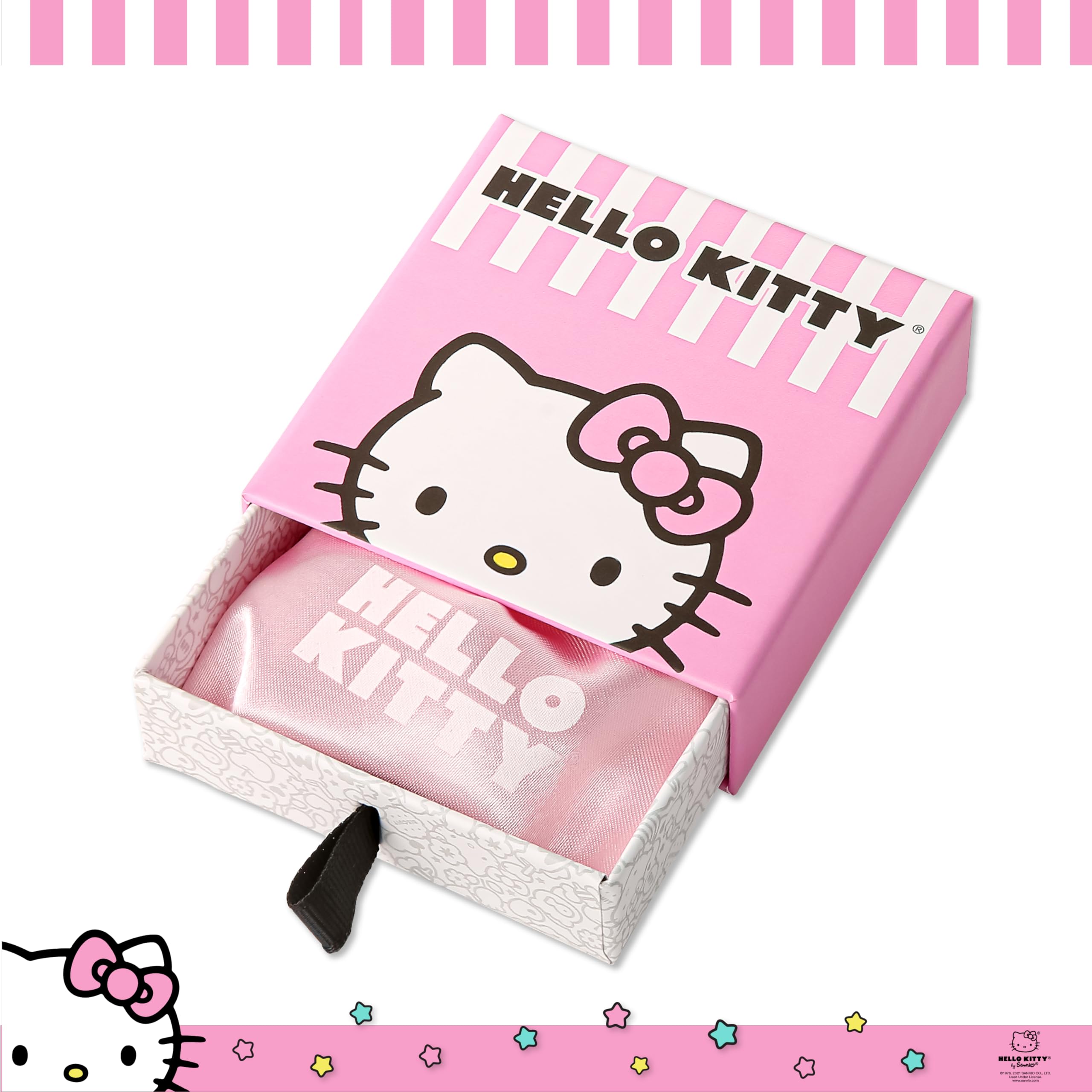 Hello Kitty Sanrio Womens Mother Daughter Necklace Set for 2 Official License, Flash-Plated Necklaces 16"+2"