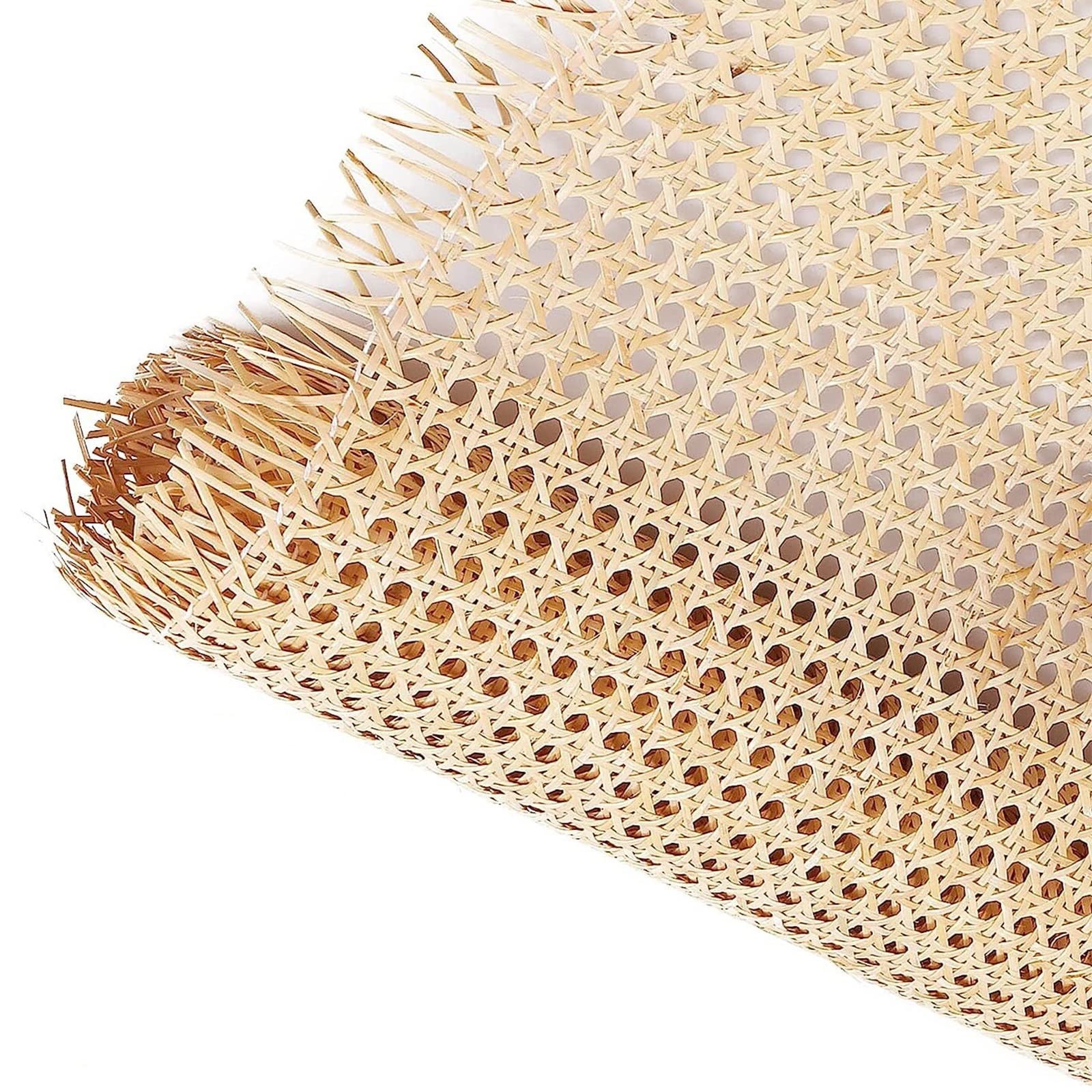 ANGUOEY Natural Rattan Woven Belt, Furniture Repair Material for Furniture, Chairs, Cabinets, DIY Woven Open Mesh Canes (Size : 80cmx100cm(32inx40in))