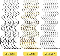 Vista 5 de 30 piezas de decoraciones de fiesta de cumpleaños 21, tarjetas decorativas para fiesta de cumpleaños 21 y remolinos colgantes para decoración