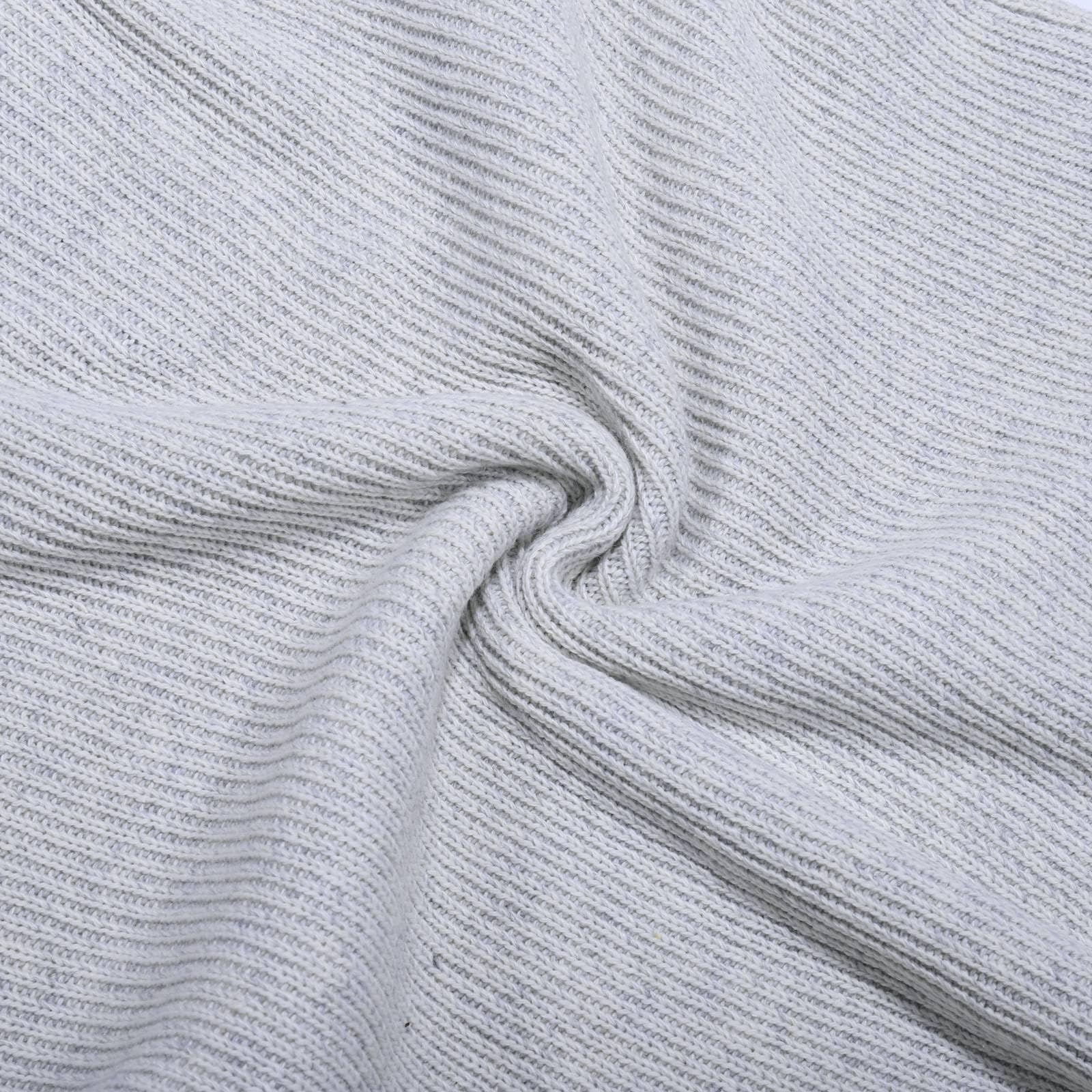 Maglione da uomo a collo alto lavorato a maglia, con collo sciallato, vestibilità aderente, colletto alto e tasche