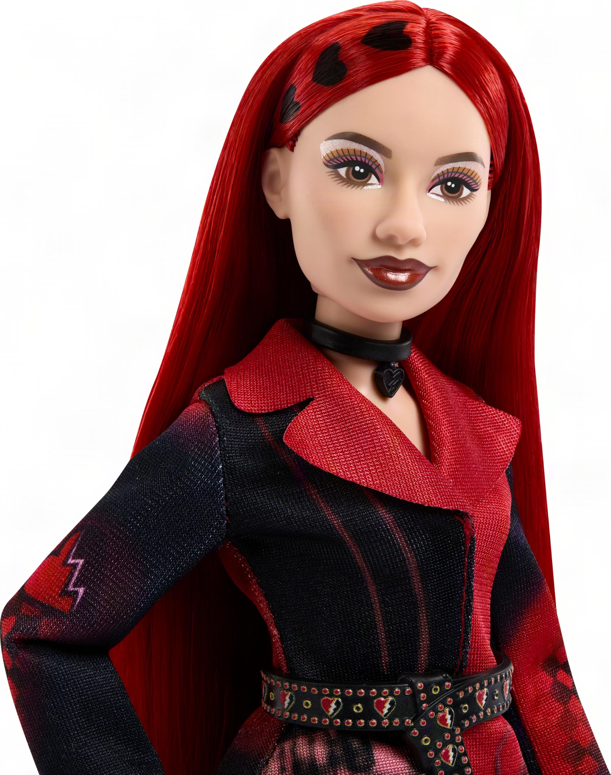 Mattel Disney Descendants - Wicked Wonderland Tea Party Reveal mit 7 Überraschungen, eine rote Modepuppe im Film inspirierte Kleidung & Accessoires