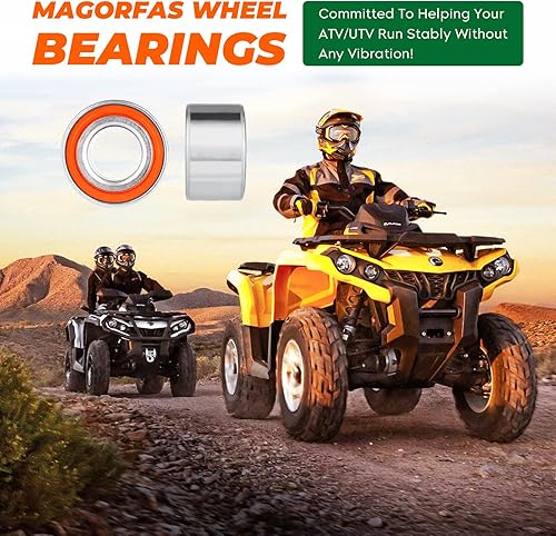 Miniatura 6 de Rodamiento de rueda trasera delantera para Can-Am Commander Maverick Outlander 1000 1000R 800R 650 570 500 450 400 2006-2022 Defender DPS HD10 HD8