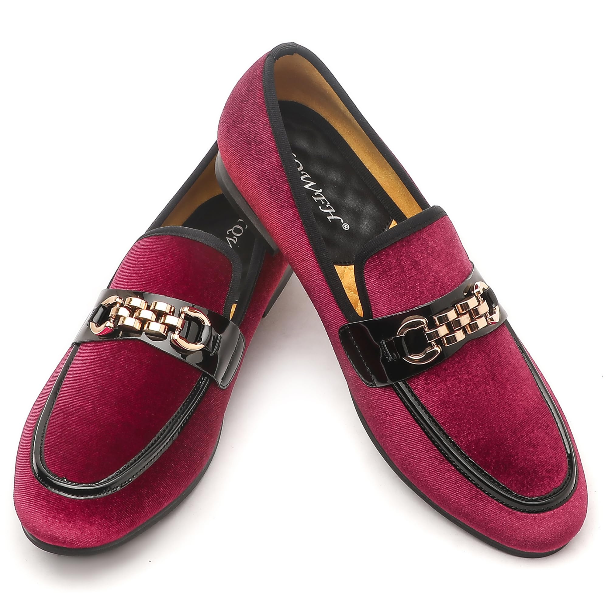 XQWFH Men's Velvet Loafers