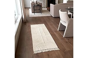 Elegant 2x6ft. Boho Runner Rug with Tassels