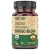 DEVA Vegan Ginkgo Biloba Dietary Supplement, Vegan Society Certified, Easy-to-Swallow Tiny Tablets, 300 mg., 90-Count Bottle