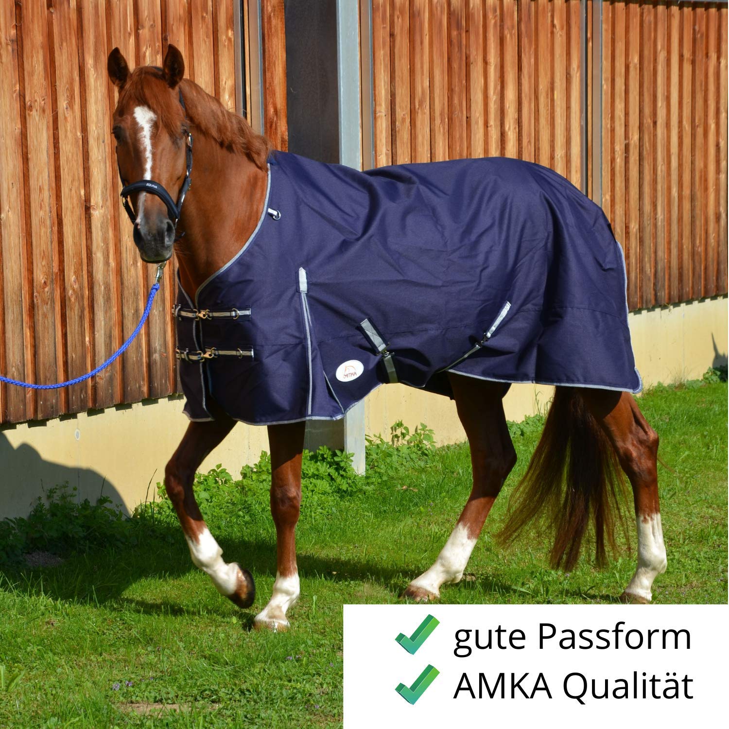 AMKA Pferde Outdoordecke Weidedecke ODDA 600D 100g Kreuzgurte