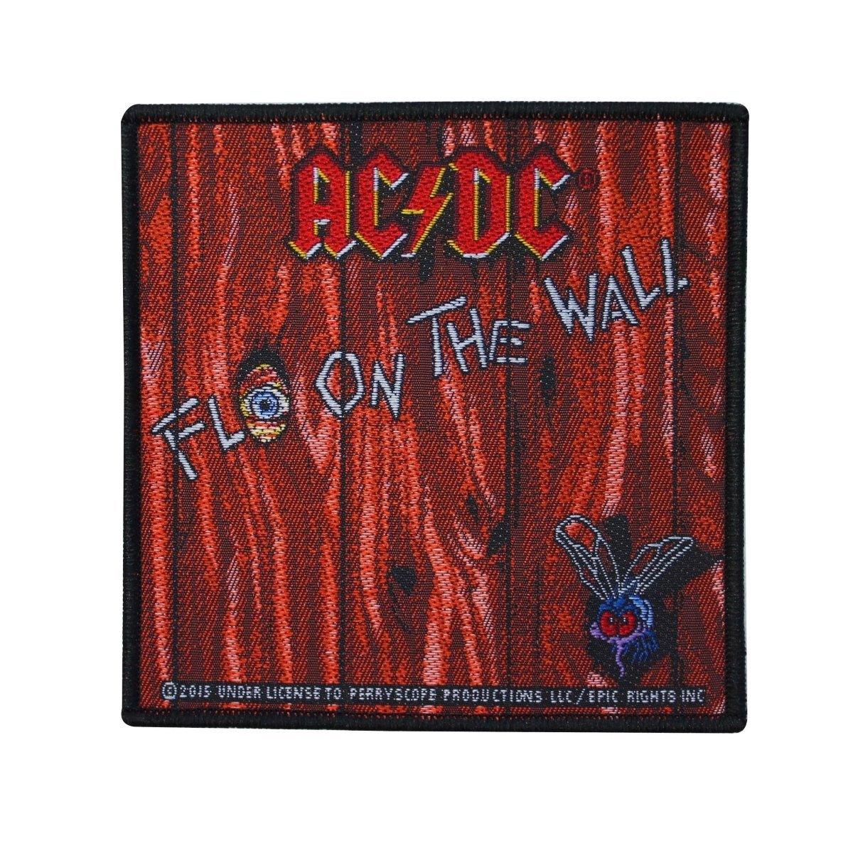 AC/DC Fly On The Wall Woven Sew On Patch Officially Licensed Patch