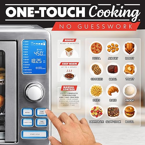 Miniatura 2 de Gourmia GTF7520 Horno Tostador Freidora de Aire