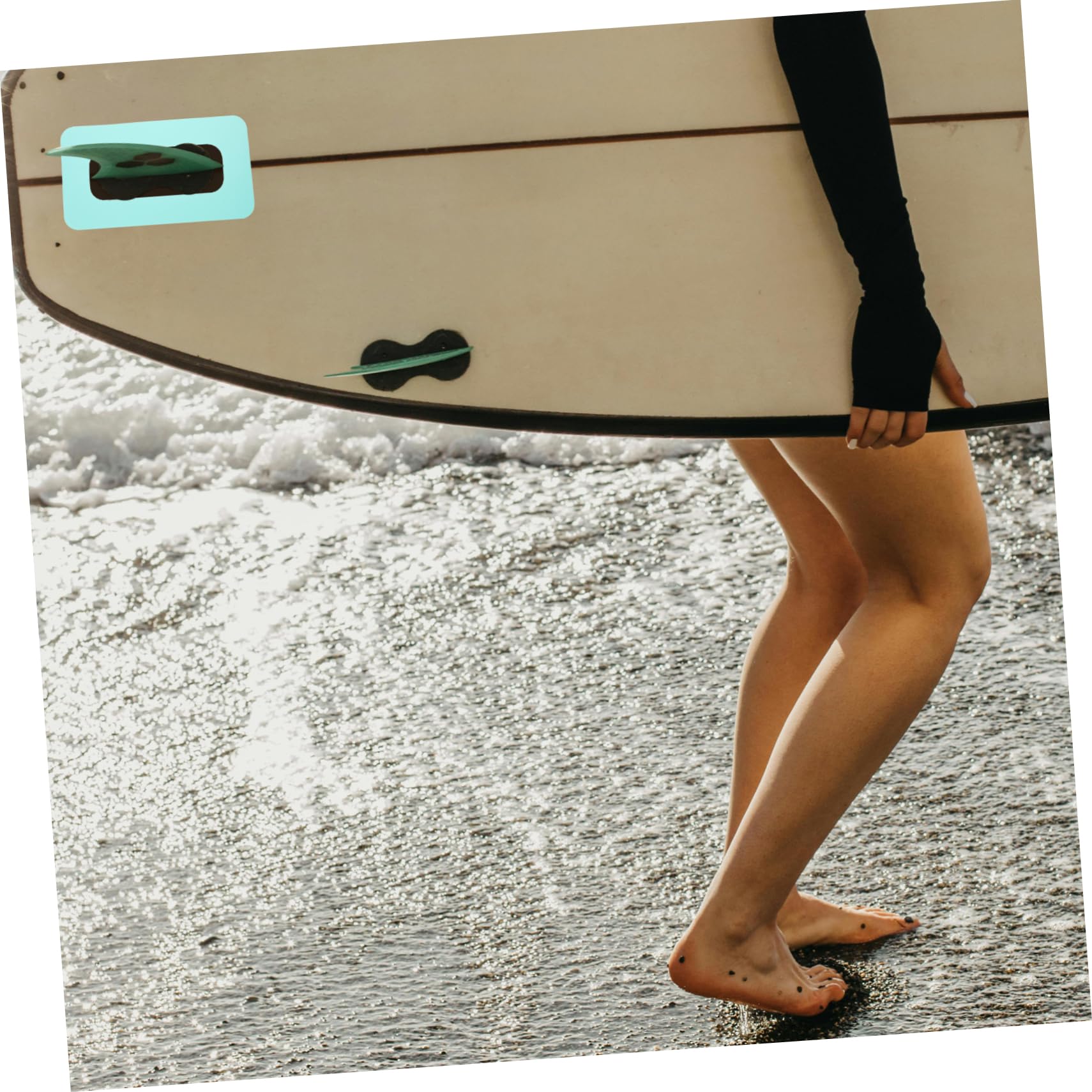 TOYANDONA Paddle Fin Slot Connection Patch for Paddle Board Replaceable Fin Box Connector Easy Attachment for Enhanced Maneuverability Stylish Design Sup Accessory for Surfing