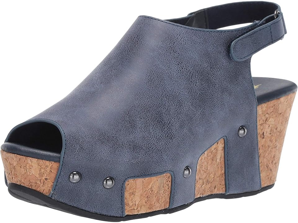 

VOLATILE Daiquiri (Navy) Women's Wedge Shoes