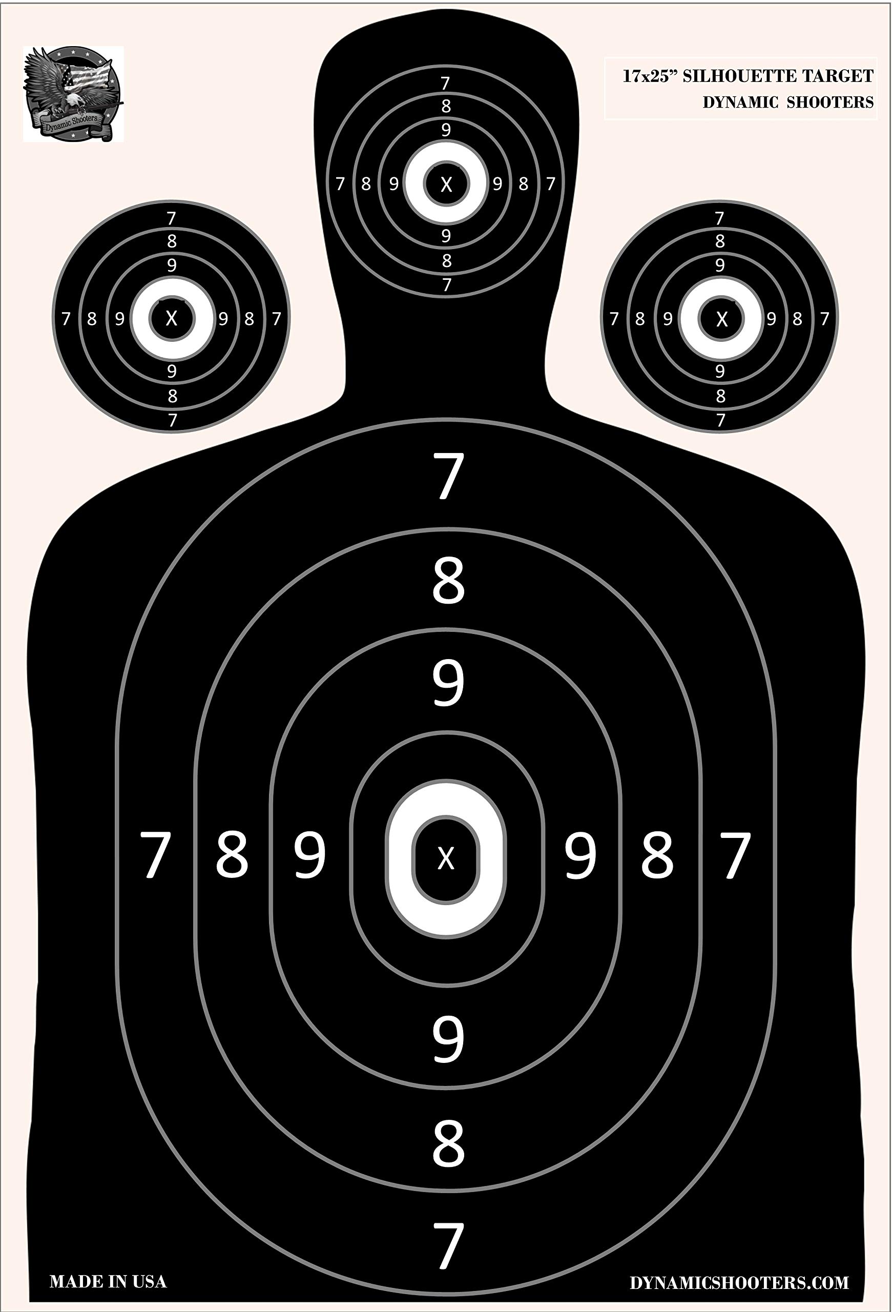 Buy Dynamic Shooters Paper Shooting Targets Large Range Silhouette