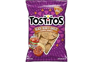 Tostitos Black Bean & Garlic Chips: Flavorful Mexican-Style Snacking Delicacy