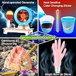 UNGLINGA 260+ Experiments Science Kits for Kids S.T.E.M Chemistry Set | Birthday Toys, Gifts Idea for Boys Girls, Volcano, Gemstone, Earth, Educational Scientific Tools, Scientist Set