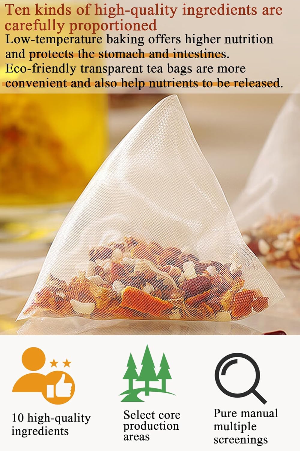 Radix Fici Hirtae Poria Cocos Dispelling Dampness Tea Dampness Removing Red Bean Coix Seed Tea Ten Ingredients Blend Formula Chinese Herbal Tea 祛湿 祛湿茶 去湿气茶 五指毛桃 红豆薏米祛湿茶
