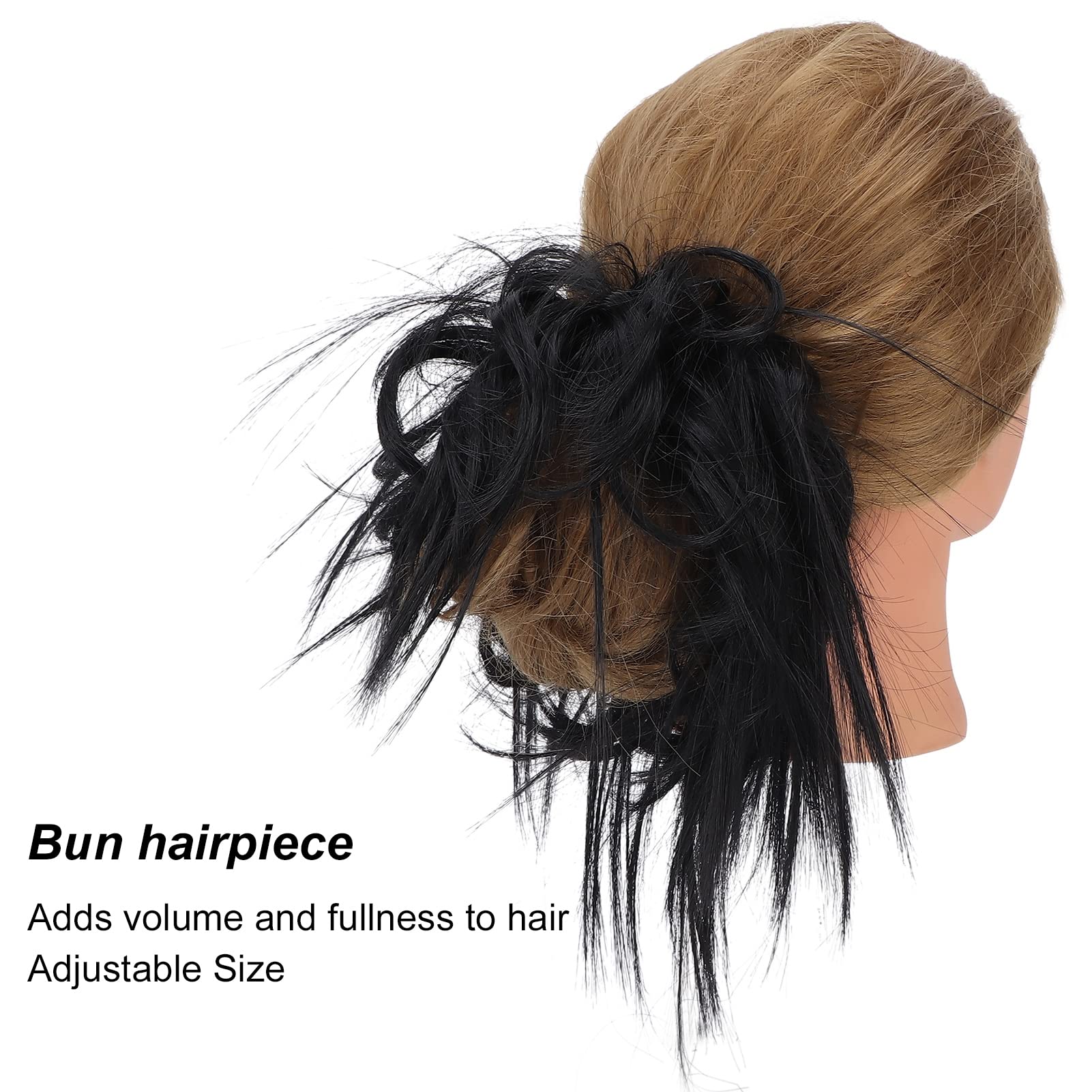 Amazon.co.jp: ヘアエクステ シュシュ くせ毛 おだんごヘア ドーナツ