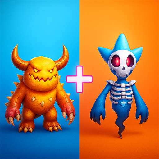 Pocket Monster Merge Fight Master! Monsters Squad Rush Fusion Battle Strategy Game