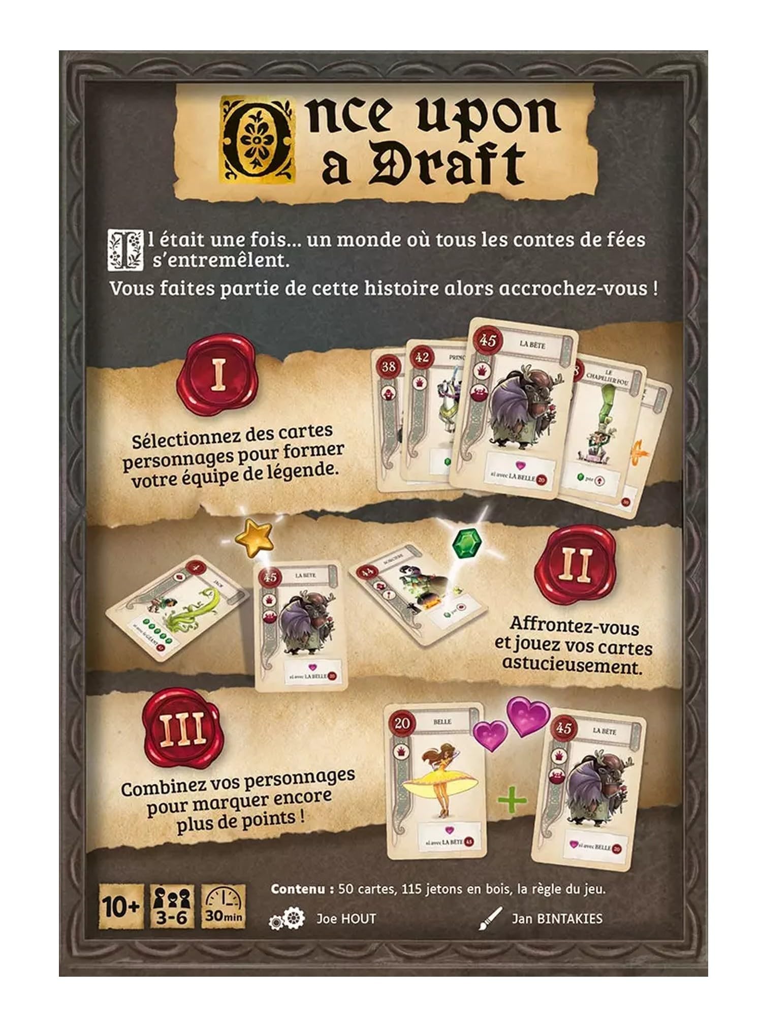 Zestaw Once Upon A Draft + Bellevue wersja francuska + 1 czapka Blumie (Uncja + Bellevue)