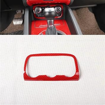 for Audi TT Accessories 2008-2014 1PC Car Navigation Control Panel Air Conditioner Outlet Cover Trim Carbon Fiber ABS Car Styling Style 1