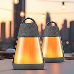 ION Luma Duo Bluetooth Speaker, 2-Pack
