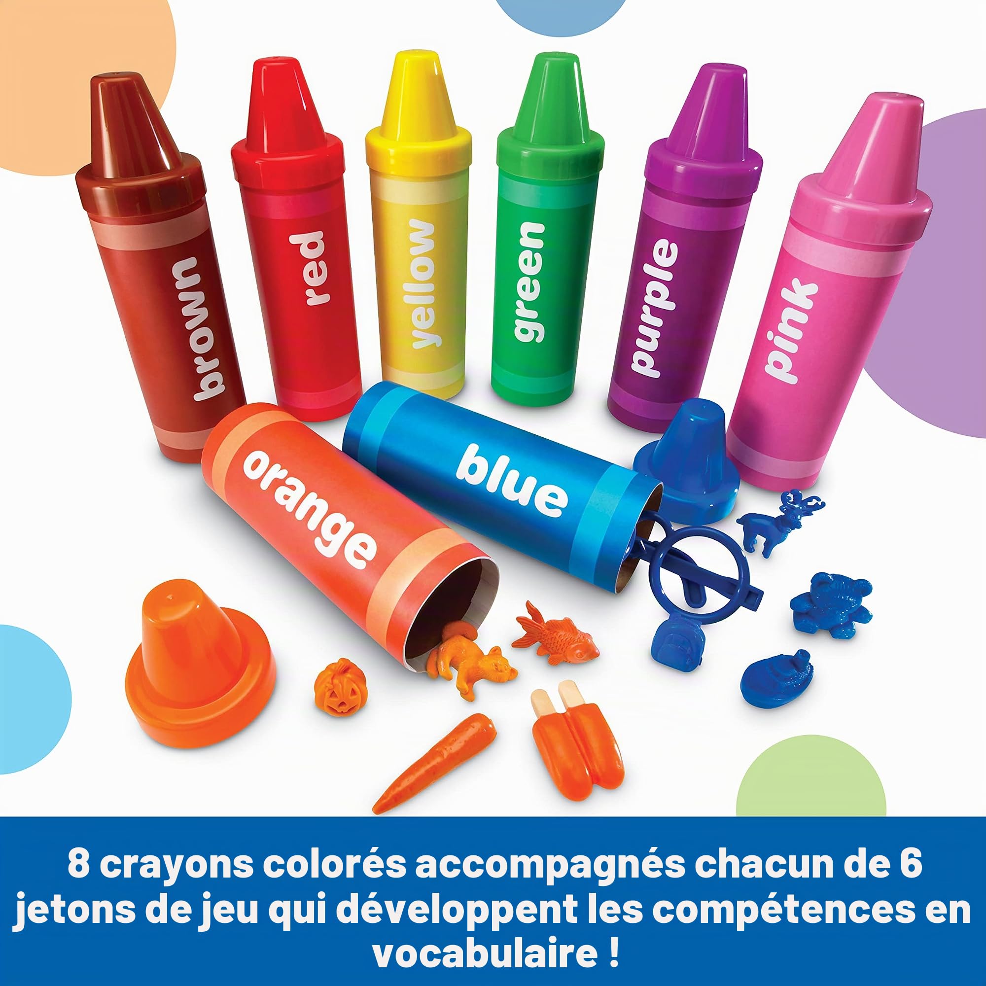 Learning Resources Crayons de tri Arc-en-Ciel