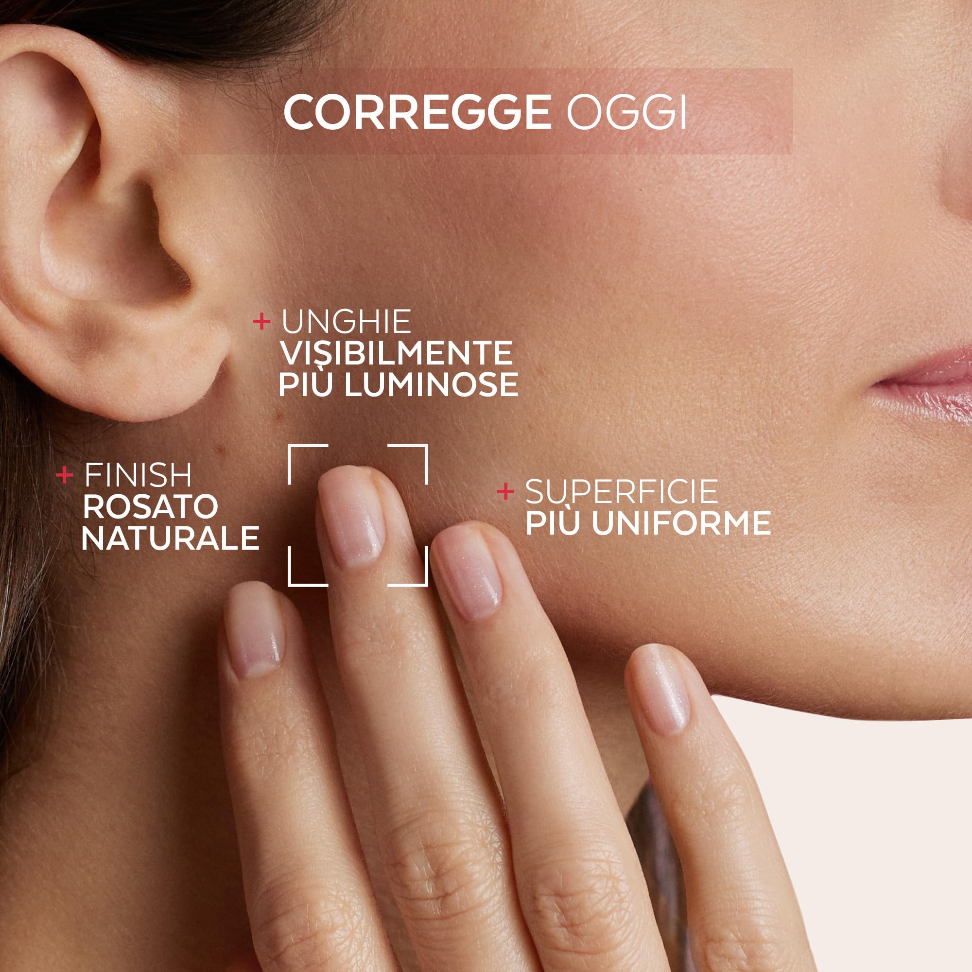 PODERM Smalto Trattamento Correttore & Perfezionatore – Booster di Luminosità | 8 ML – Ravviva Tonalità Rosa Naturale & Sublima la Brillantezza per Unghie Opaca | Sviluppato da un Podologo in Svizzera