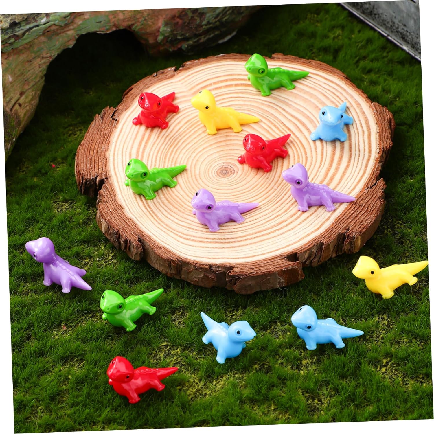 500pcs Mini Lizard Resin Figures Squishy Tiny Figurines for Decor Reptile Miniatures