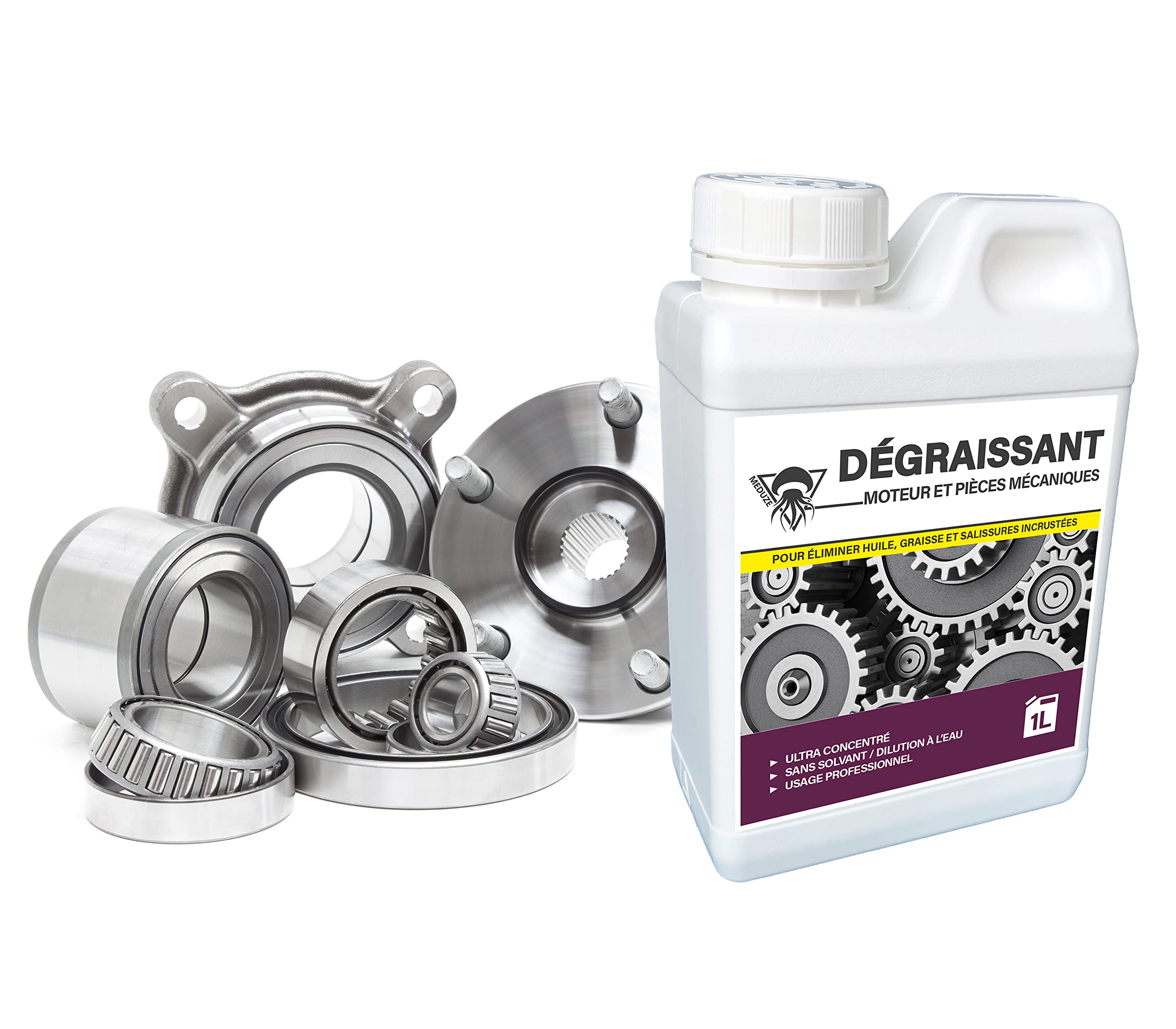 Méduze - Dégraissant moteur et pièces mécaniques 1L