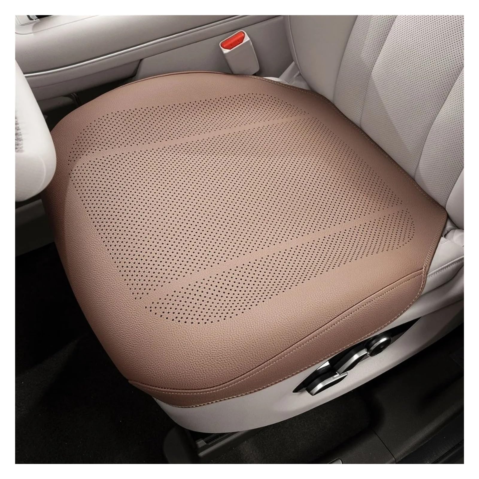 Jeiuvrao car seat cushion Luxury Ventilation Car Seat Cushion Full-inclusive Breathable Summer Cool Cushion(Brown)
