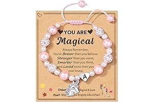 Little Girls Unicorn Initial Bracelet: A Magical Valentine's Surprise