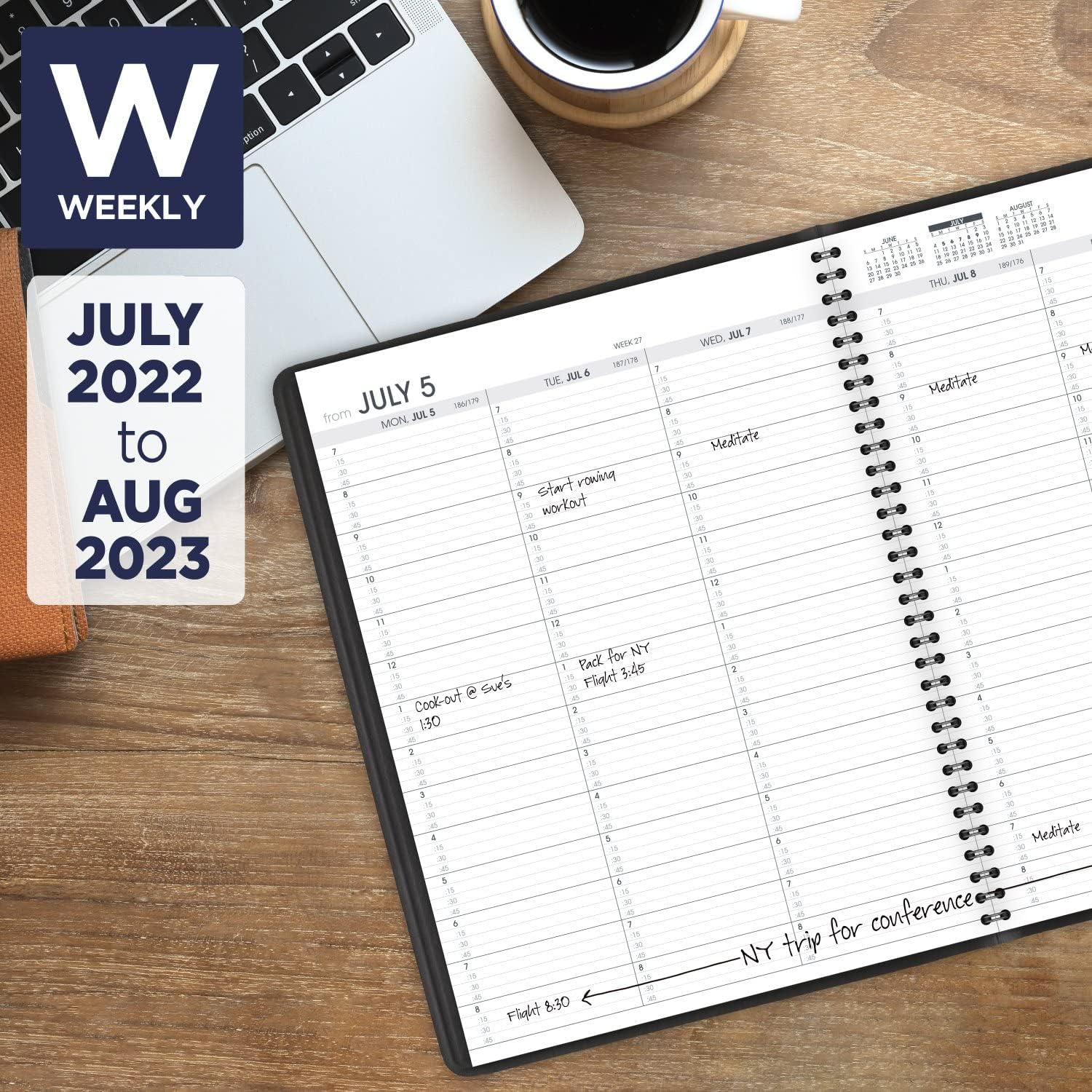 AT-A-GLANCE 2022-2023 Planner, Weekly Academic Appointment Book, 8-1/4" x 11", Large, Black (7095705) : Everything Else