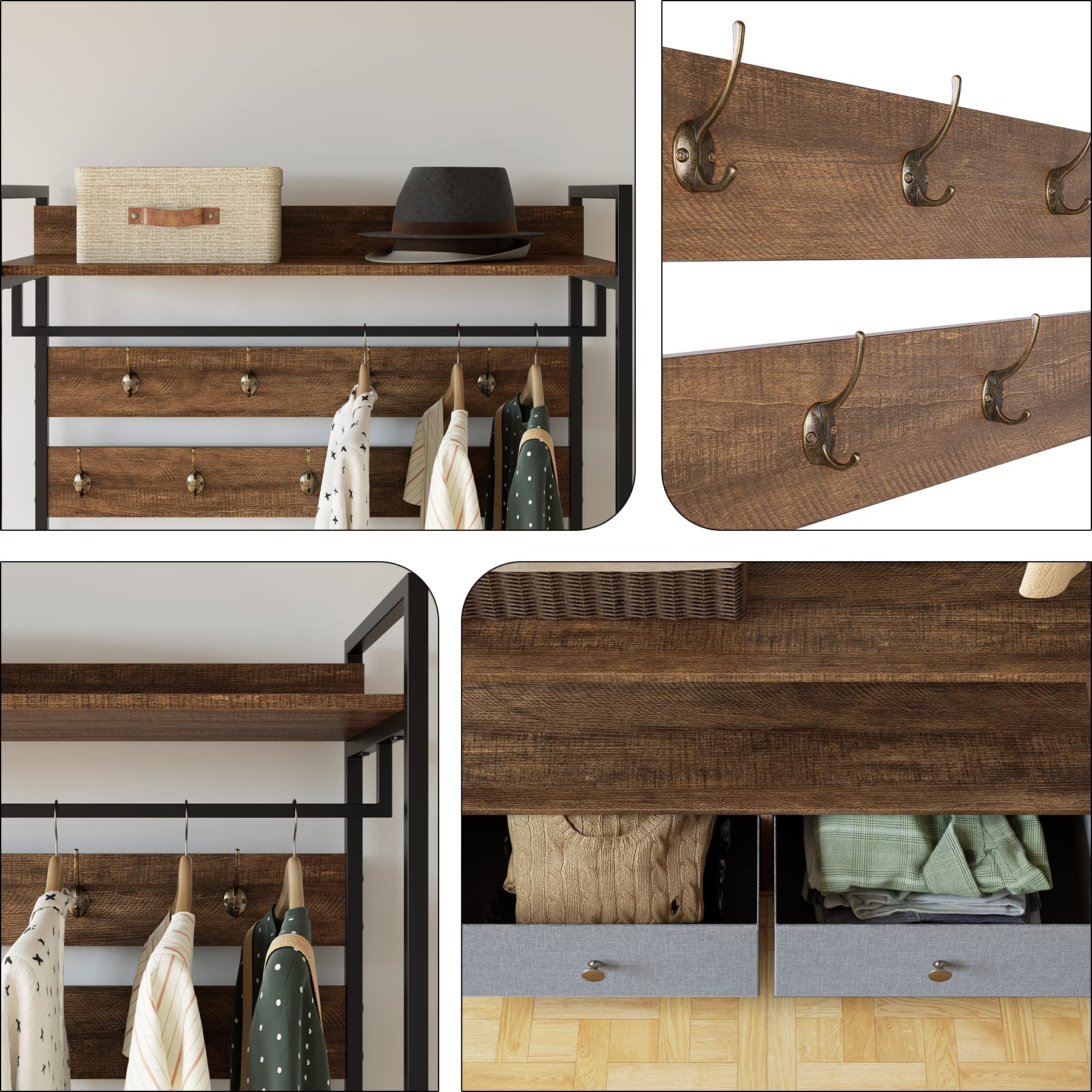 大型商品送料無料】テストライトクローゼットオーガナイザー