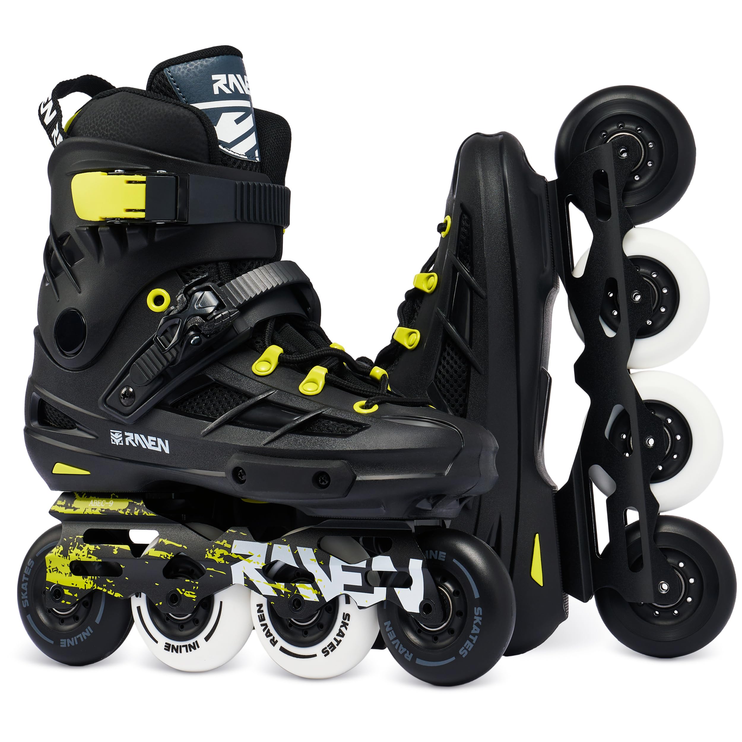 RAVEN Inlineskates Inliner Vestor Black/Lime