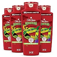 Vista 12 de Old Spice Gel de baño limpiador para hombres, defensa 3X, ducha fresca 24/7 con aroma duradero, lavado corporal y facial 2 en 1, Eaglefangs