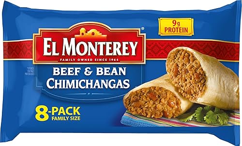 El Monterey Chimichangas de ternera y frijoles, 32 onzas