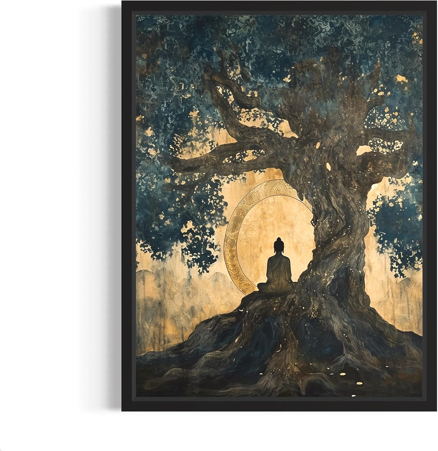 Inhale Exhale Wall Art Print Poster, Yoga Artwork Quote