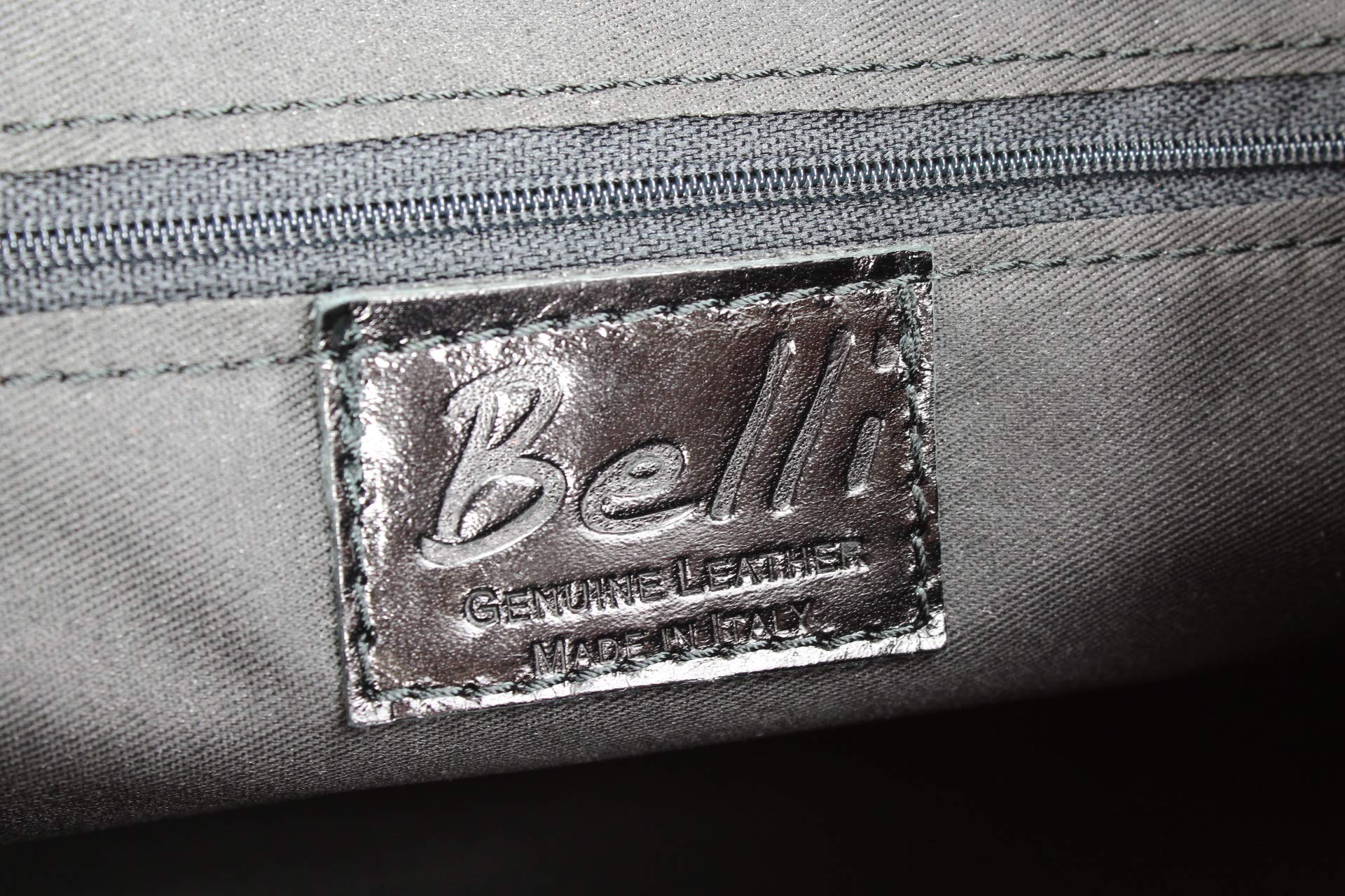 Belli italienische Ledertasche Backpack Classic 2in1 Damen Rucksack Leder Handtasche made in italy Schultertasche - 28x28x8 cm (B x H x T)