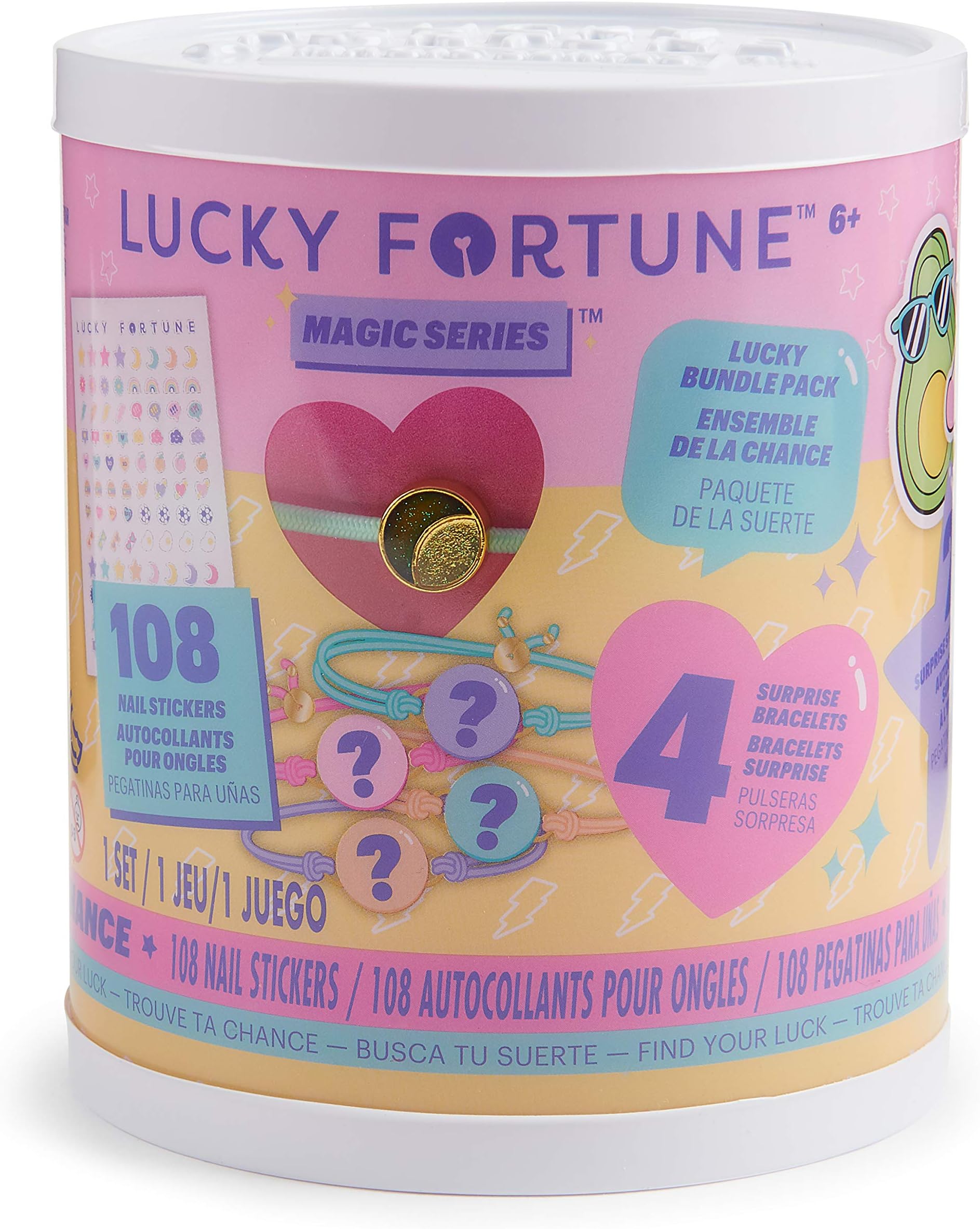 WowWee 4674 Fortune Magic Series - Color Change Elastic Bracelet and Accessories - Lucky Bundle