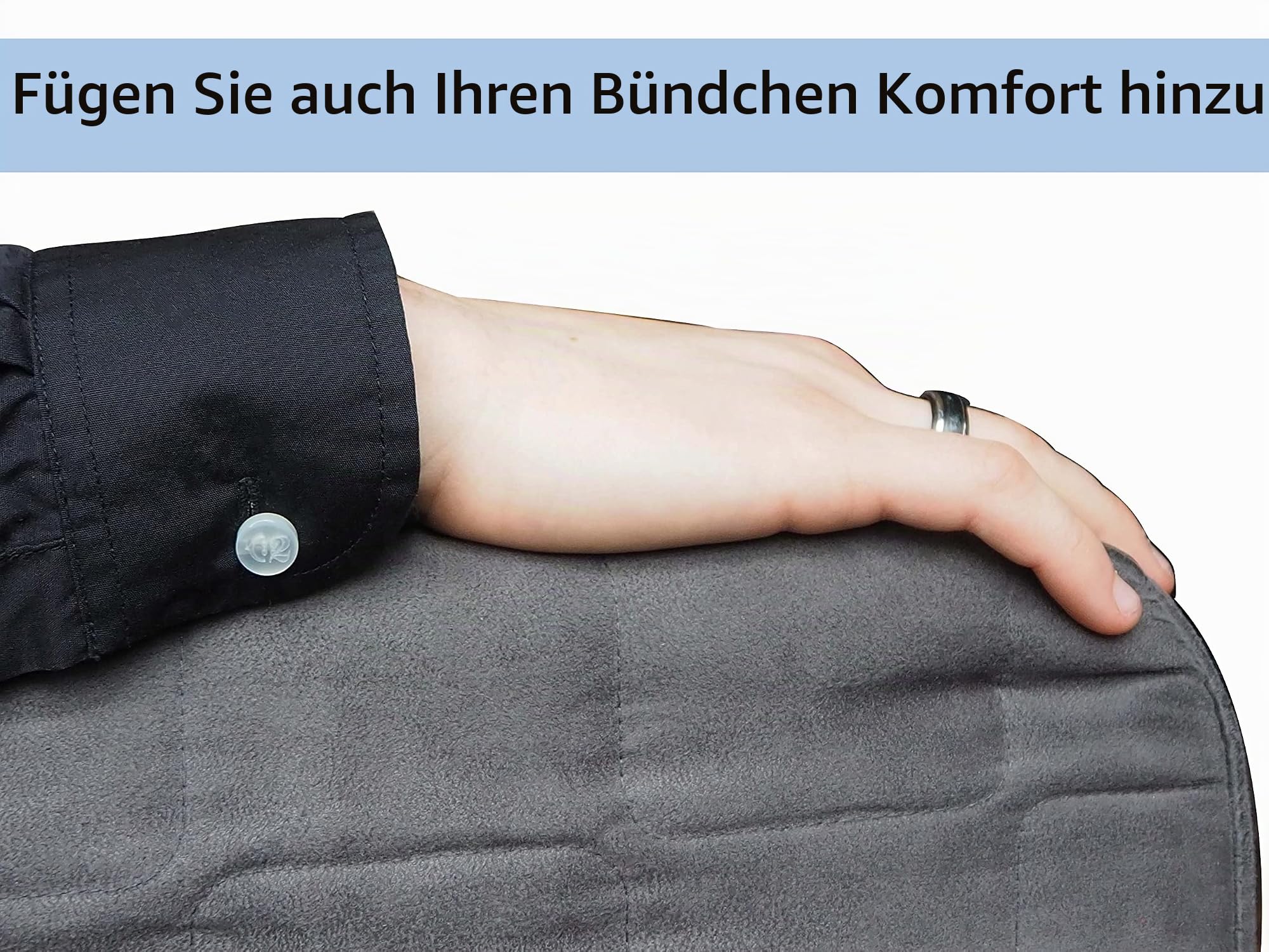 C2 5 Stück Hemdknopf-Erweiterungen, Weiß & Schwarz - Gemischte Größen - Fügt bis zu 3 Größen hinzu (1,3-2,5 cm) - 10 mm Knöpfe (16L) - Elastische Kragen & Manschettenverlängerung (S/M/L)