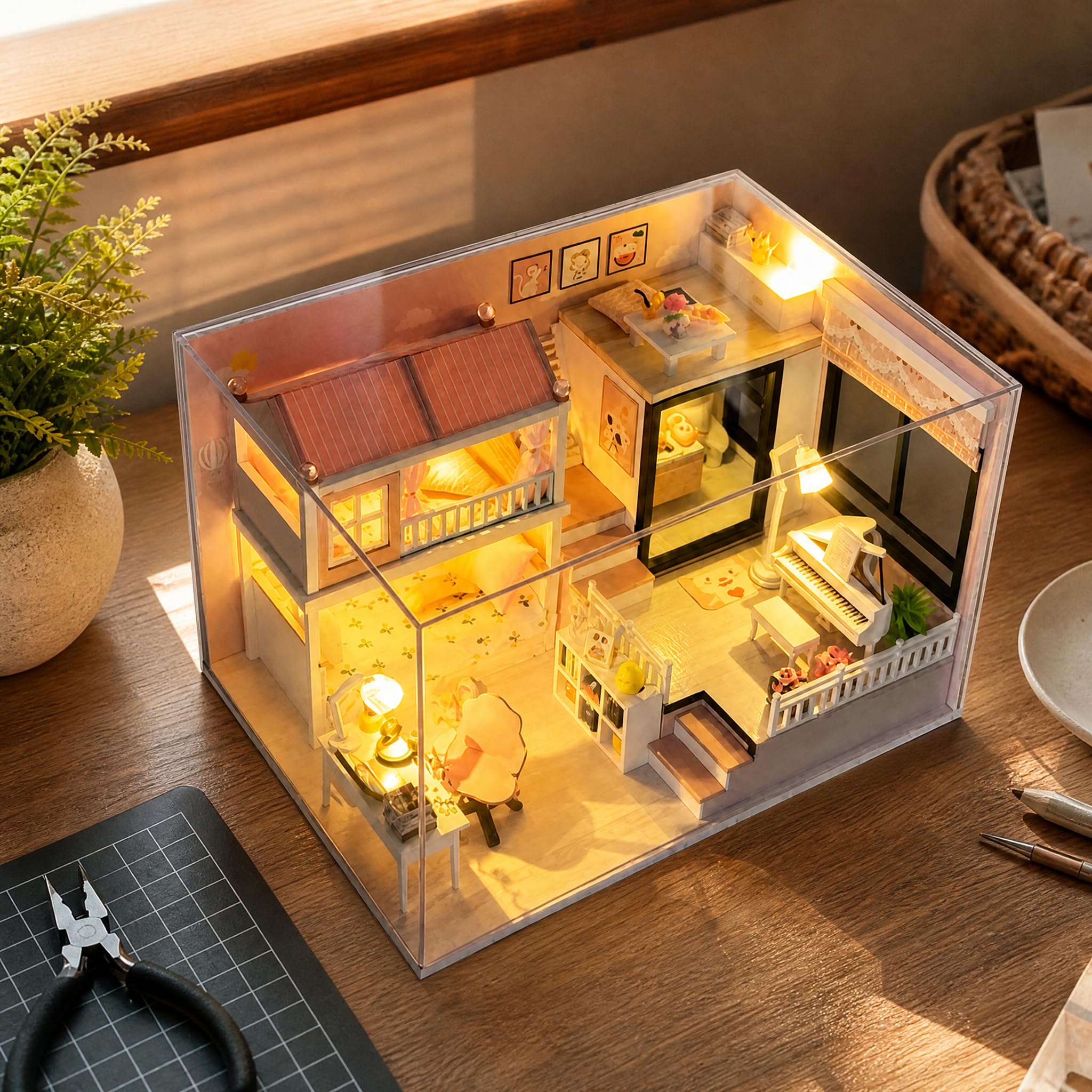 en Miniatura DIY, Estilo, Herramientas Montaje, Proyecto maqueta, Colección miniaturas, para constructores, Style to 3