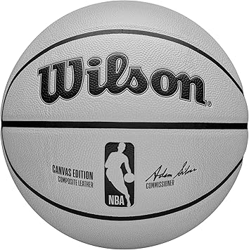 WILSON NBA Canvas Edition Basketball - Size 7-29.5"