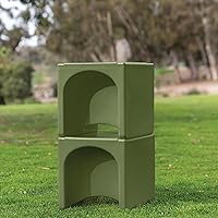 Vista 164 de ECR4Kids Tri-Me 3 en 1 silla cubo, muebles para niños, color azul polvo