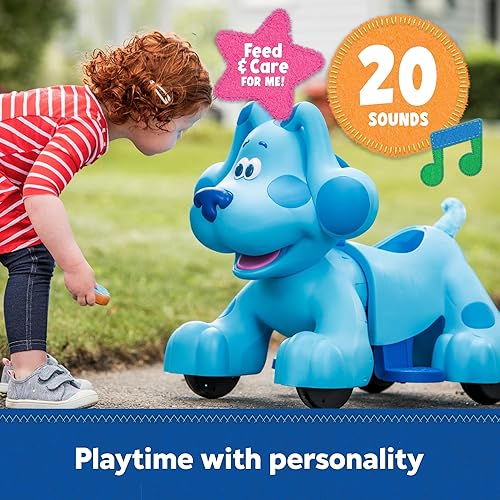 Miniatura 6 de Kid Trax 6V Rideamals Blue's Clues Snack Time - Juguete interactivo para niños de 18 a 30 meses, hasta 44 libras, 20 sonidos diferentes, 3