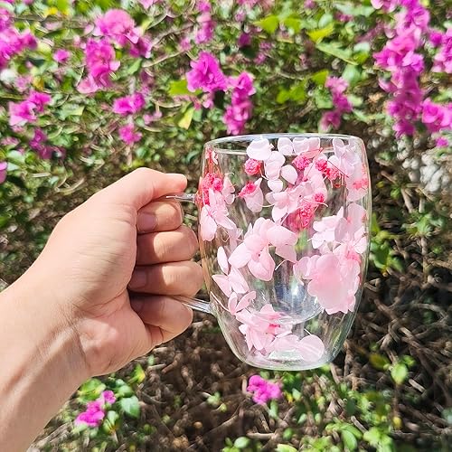 Miniatura 5 de NBHUZEHUA - Juego de tazas de café de vidrio de doble pared con aislamiento, tazas de espresso transparentes para capuchino, té, café con leche,