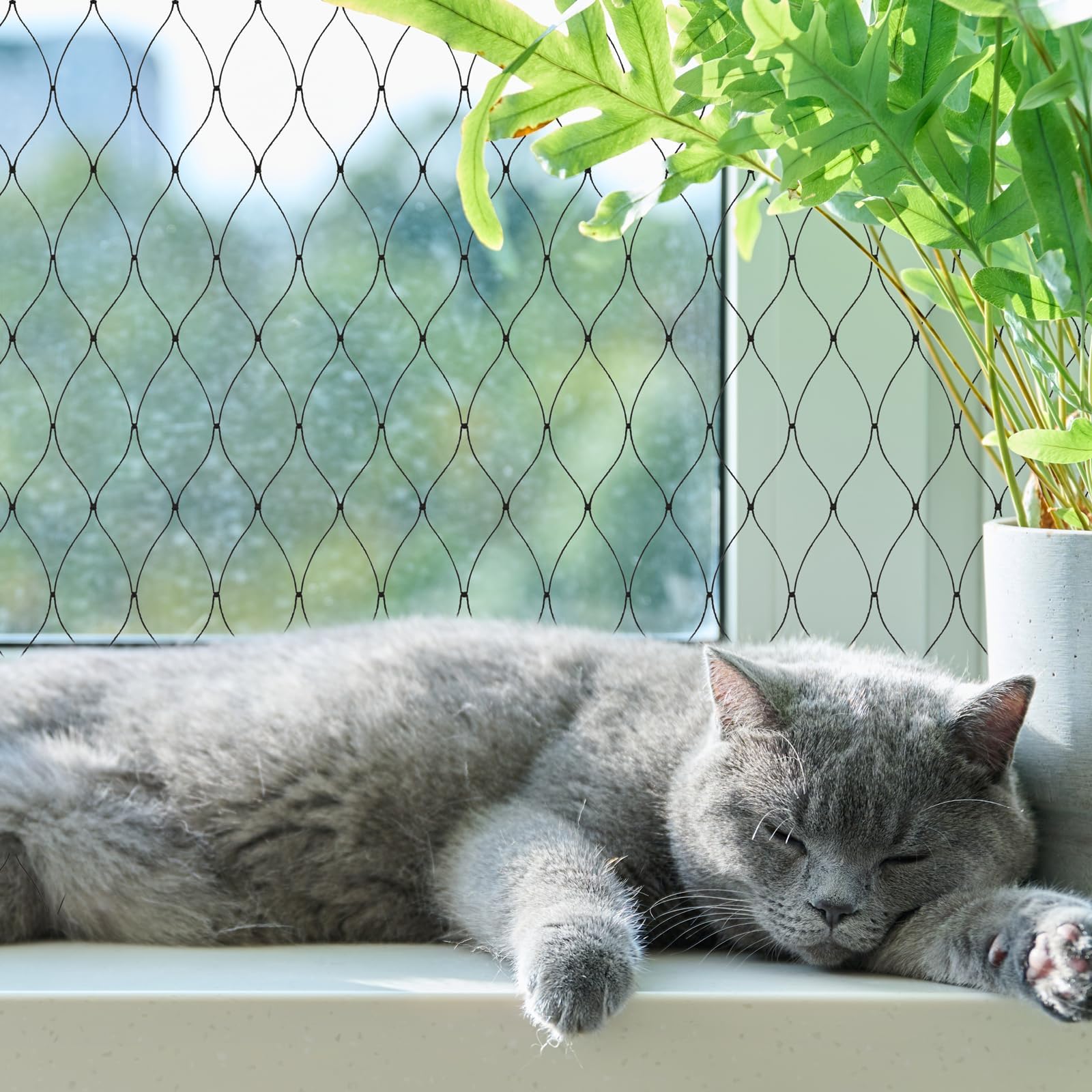 TiciKim Für Balkon und Fenster, 9 x 3 m, für