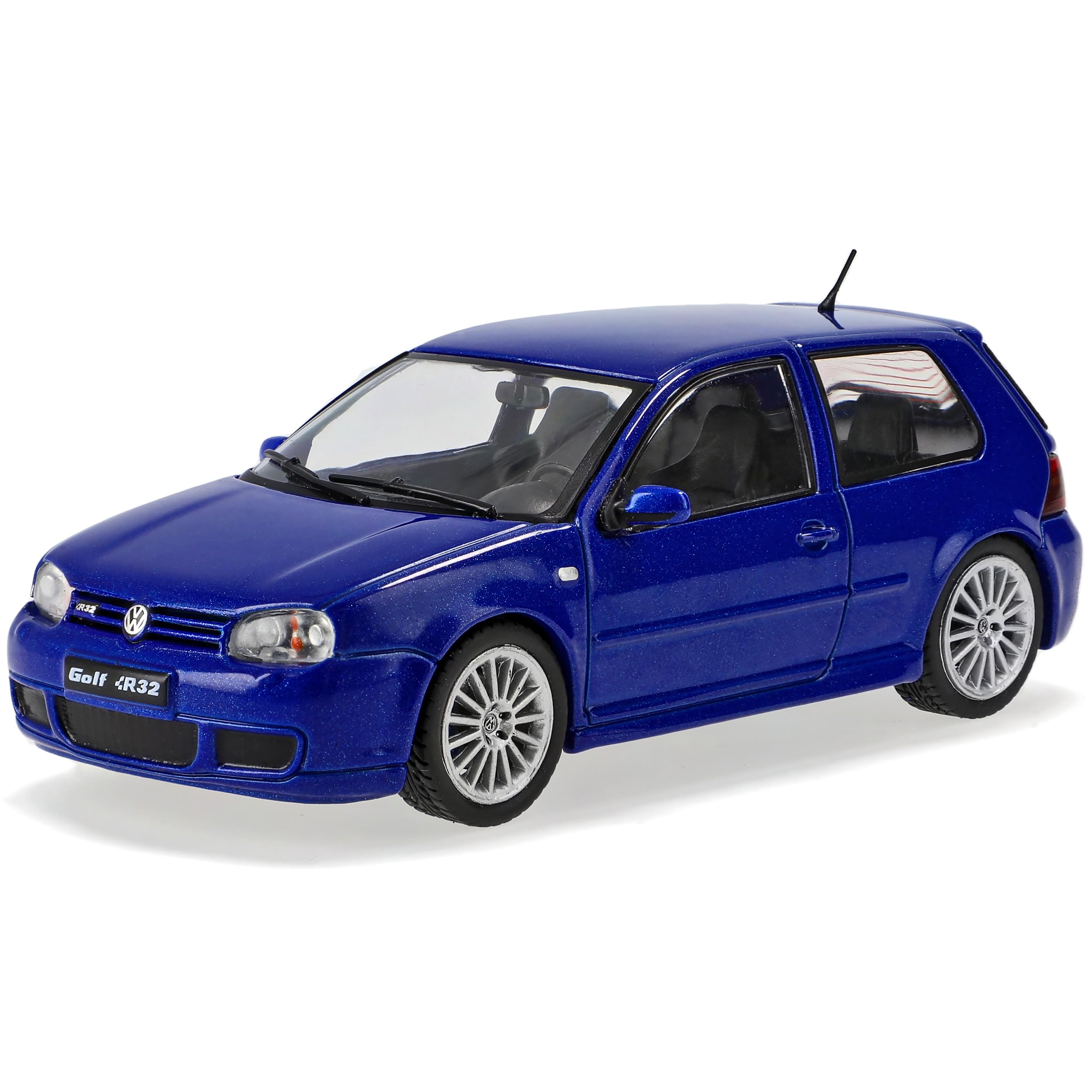 Volkwagen Golf IV R32 Blau 3 Türer 1997-2003 1/43 Solido Modell Auto