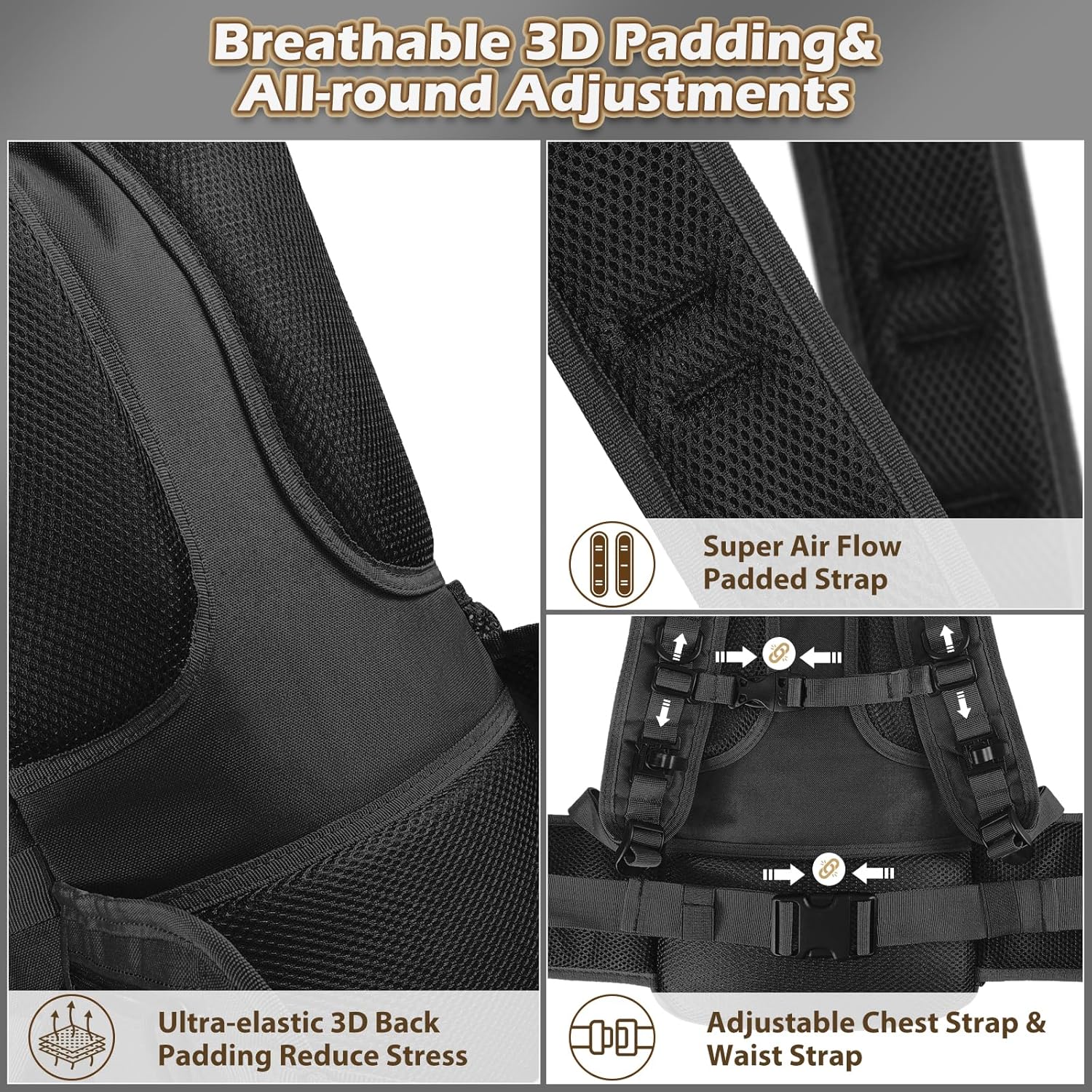 Hydration Backpack with 3L TPU Hydration Bladder, Lightweight Insulation Hydration Pack for Cycling, Hiking, Running, Climbing, Hunting, Biking