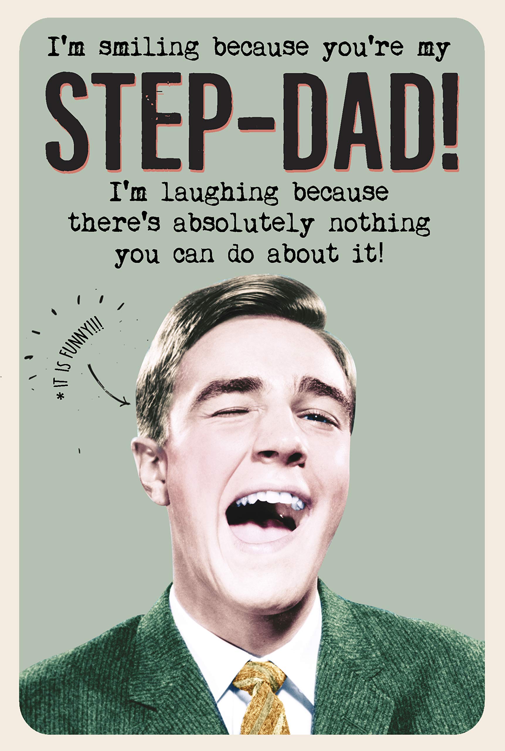 Father's Day Card For Step-Dad, Humorous Step-Dad Father's Day