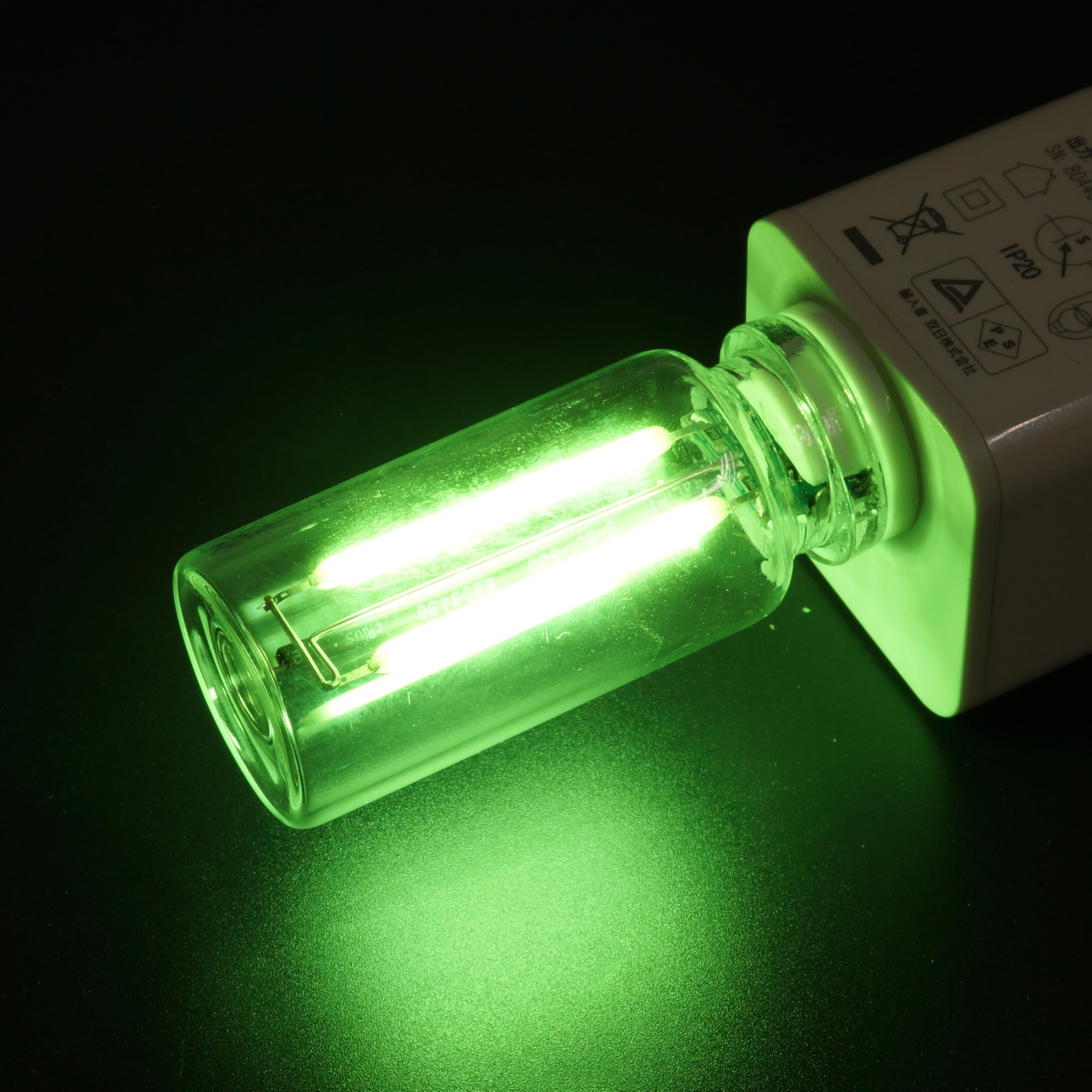 Amazon.co.jp: prendre USB LED ライト レトロ風 ガラス ボトル 調光