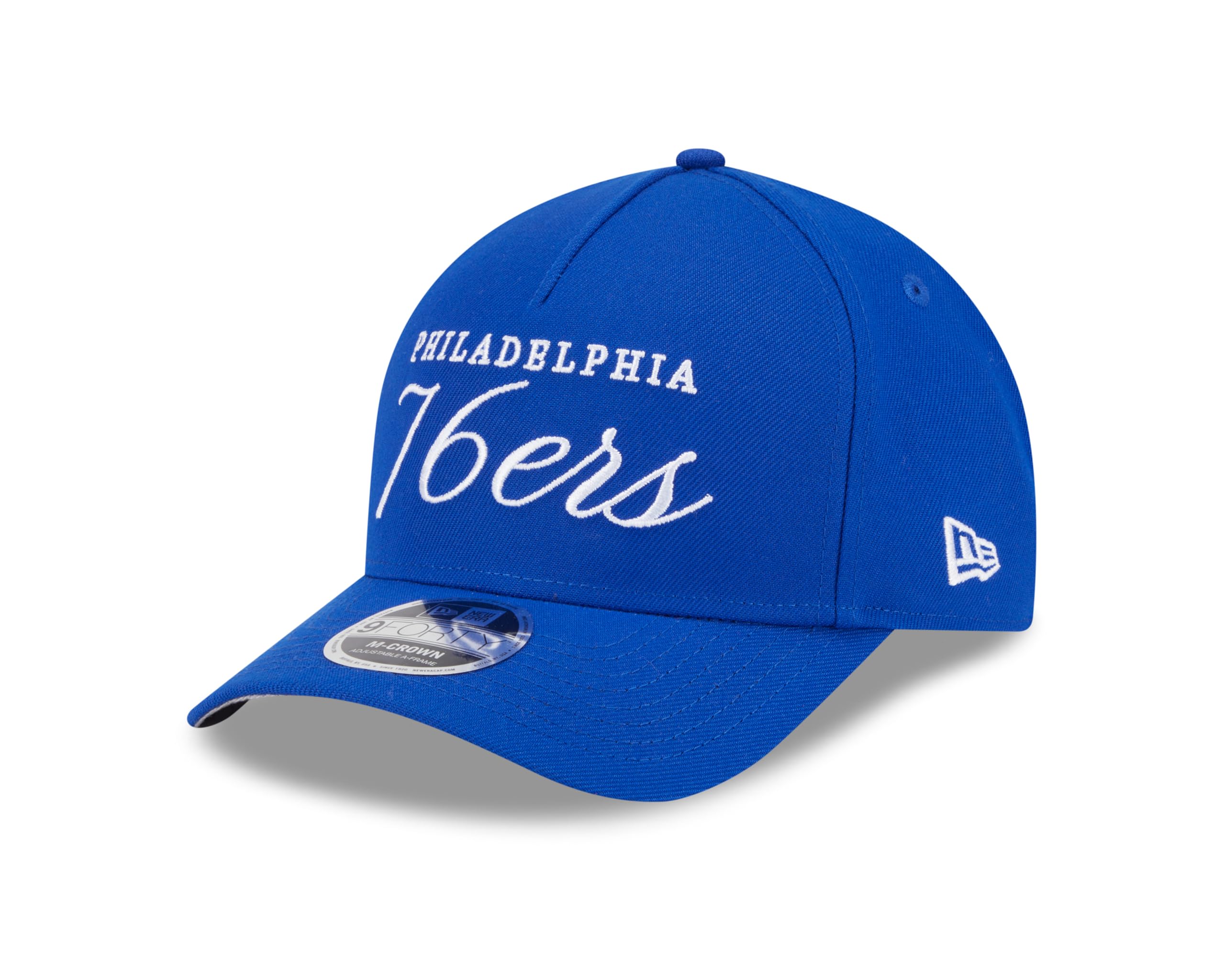 New Era Unisex Medium Blue Adult's 9Forty M Crown Nba Draft Philadelphia 76Ers Snapback Baseball Cap Hat