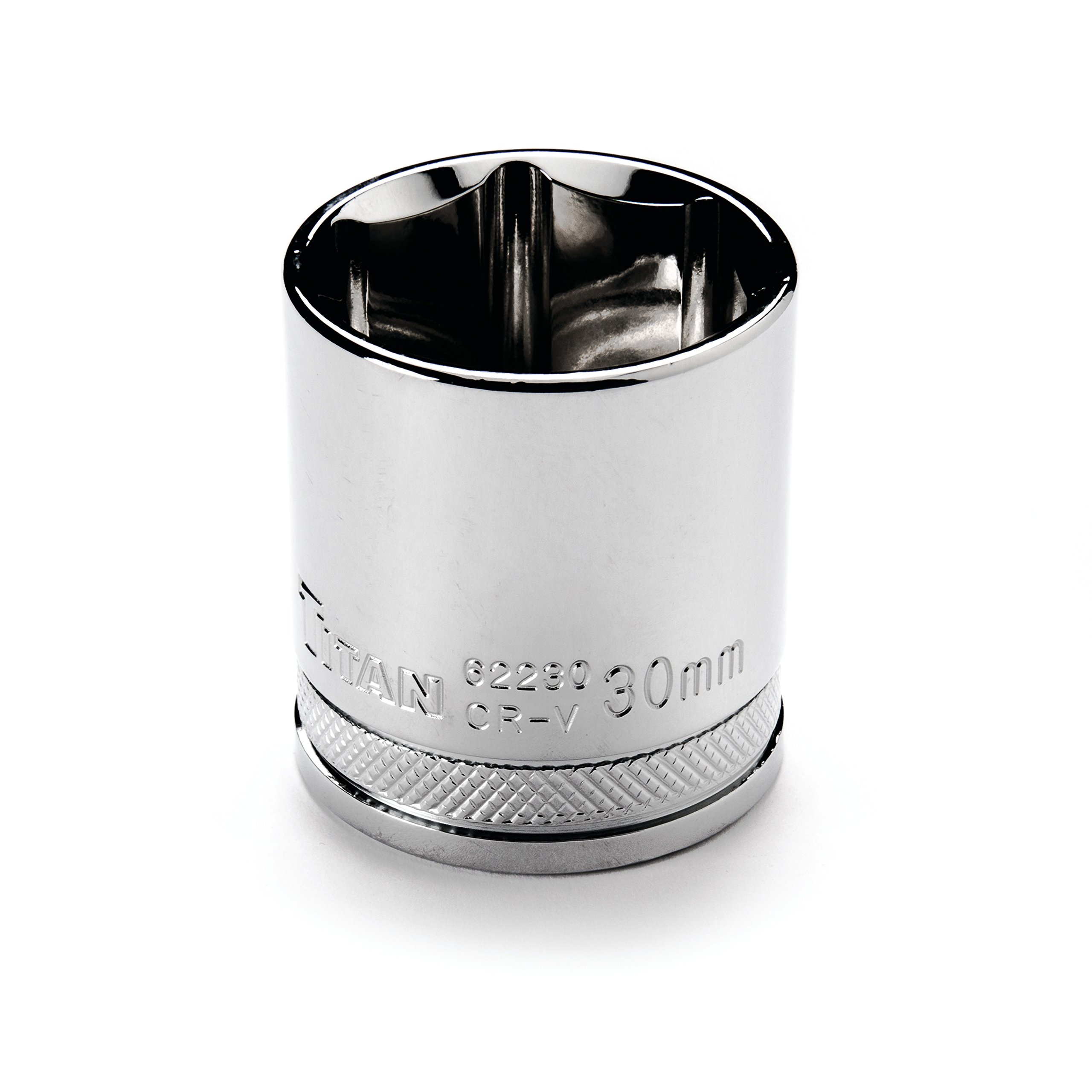 Titan 62230 30mm 1/2" Drive 6 Pt. Socket, 30 mm